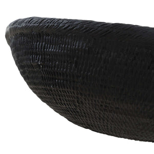 Ember - Weave Indoor-Outdoor Oblong Bowl - Black
