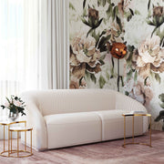Yara - Pleated Velvet Sofa - R&R Furniture Gallery (Fountain Valley, CA)