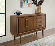 Lyncott - Dining Room Server - Brown - R&R Furniture Gallery (Fountain Valley, CA)