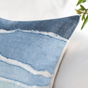 Classic Home Bikram accent pillow in Capri Blue Multi with vibrant, patterned fabric for decorative home decor.