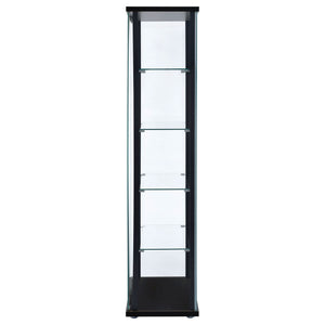 Hyacinth - 4 Shelf Curio Cabinet