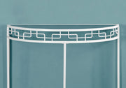 Accent Console Table For Entryway, Contemporary And Modern - White - R&R Furniture Gallery (Fountain Valley, CA)