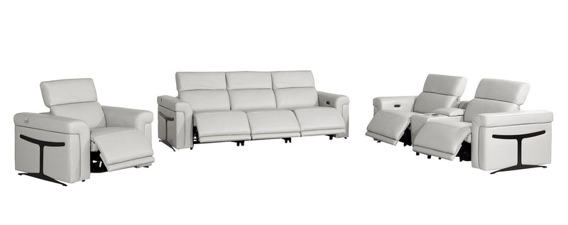 1126 - 7-Piece Modular Power Reclining Sofa, Loveseat & Chair Set In With 6 Power Recliners & Power Headrests