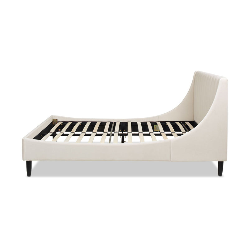 Aspen - Vertical Tufted Modern Headboard Platform Bed Set - R&R Furniture Gallery (Fountain Valley, CA)