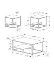 Table Set, Coffee, End, Side, Accent, Living Room, Contemporary & Modern (Set of 3) - R&R Furniture Gallery (Fountain Valley, CA)