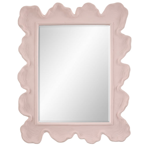 Uttermost sea coral wall mirror with a decorative coral-inspired frame, perfect for coastal or ocean-themed interior decor.