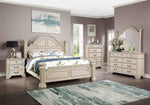 Pamphilos - Cal.King Bed, Antique White