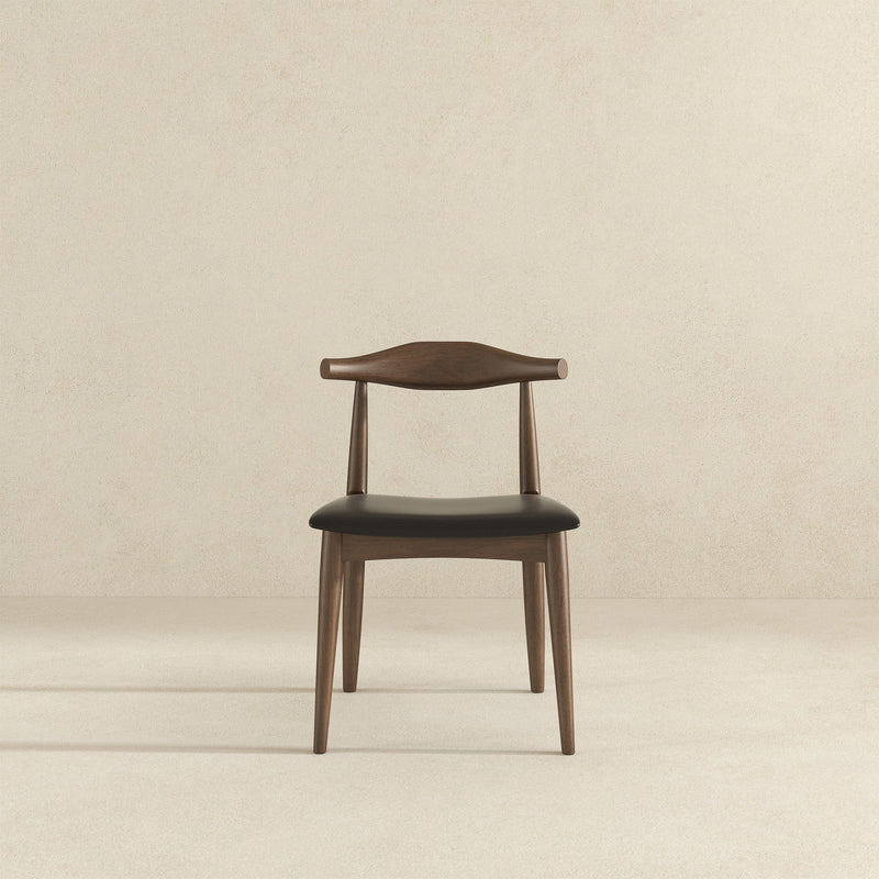 Destiny - Dining Chairs (Set of 2) - Black / Dark Brown - R&R Furniture Gallery (Fountain Valley, CA)