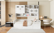 Daybed With All-In-One Cabinet And Shelf - R&R Furniture Gallery (Fountain Valley, CA)