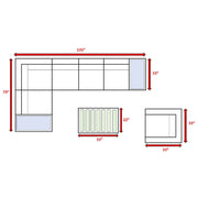 Stylish Entertainment Sectional Set, Outdoor Living - R&R Furniture Gallery (Fountain Valley, CA)