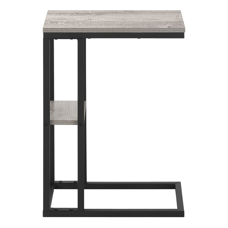 Accent Table, C - Shaped, Marble Look Contemporary & Modern Convenient Design - R&R Furniture Gallery (Fountain Valley, CA)