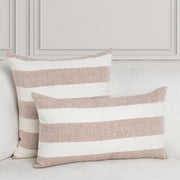 Classic Home Eleanor 14x26 inch natural ivory accent pillow with soft fabric and subtle textured design.