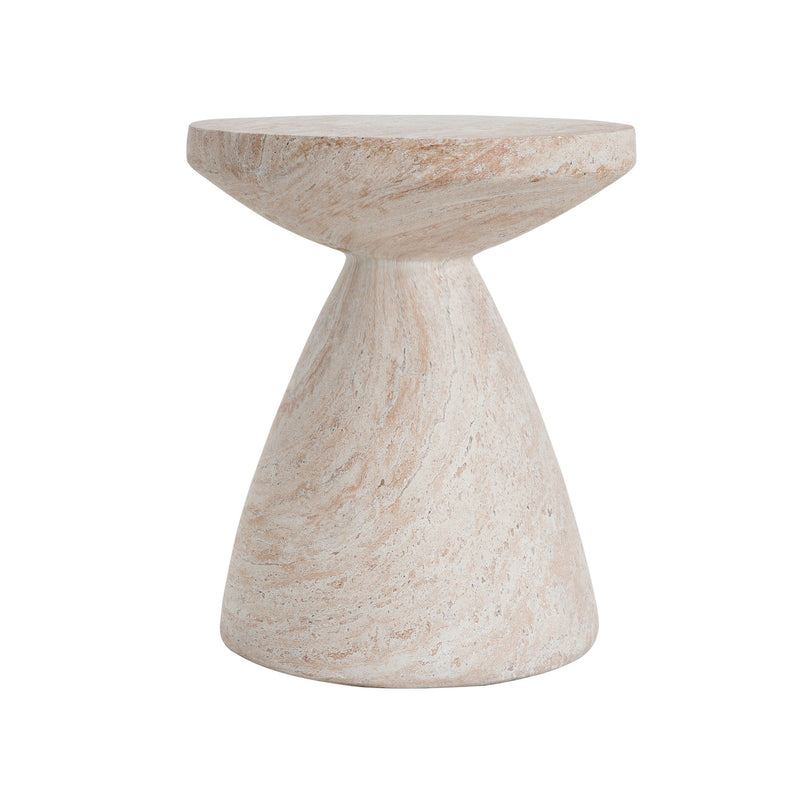 Outdoor / Indoor Lightweight Concrete Side Table - R&R Furniture Gallery (Fountain Valley, CA)