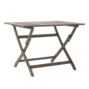 Blissique - Outdoor Foldable Wood Dining Table With Slat Design - R&R Furniture Gallery (Fountain Valley, CA)