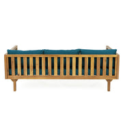 Claremont - 3 Seater Daybed Teak Acacia Wood Water Resistant Cushions - R&R Furniture Gallery (Fountain Valley, CA)
