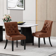 Cheney - Contemporary Dining Chair Tufted Upholstery (Set of 2) - R&R Furniture Gallery (Fountain Valley, CA)