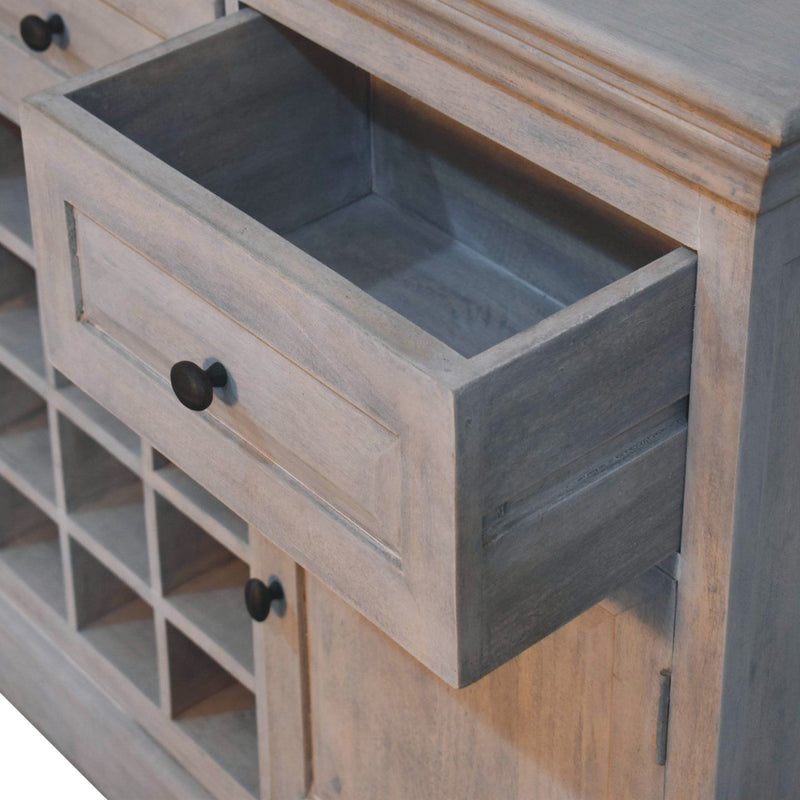 Wine Storage Unit - Gray Ash - R&R Furniture Gallery (Fountain Valley, CA)