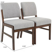 Caldwell - Dining Chair (Set of 2) - Light Gray - R&R Furniture Gallery (Fountain Valley, CA)