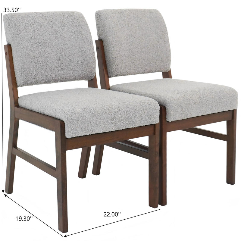 Caldwell - Dining Chair (Set of 2) - Light Gray - R&R Furniture Gallery (Fountain Valley, CA)