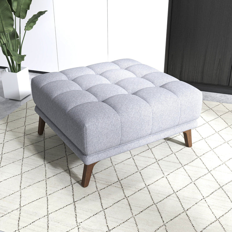 Addison - Square Upholstered Ottoman - R&R Furniture Gallery (Fountain Valley, CA)