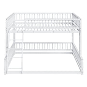 Bunk Bed Frame With Ladder And Safety Guardrails - R&R Furniture Gallery (Fountain Valley, CA)