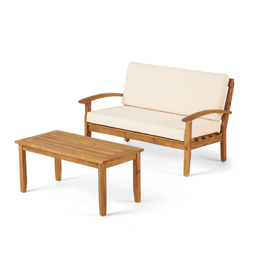 Outdoor Chat Set With Coffee Table And Loveseat - R&R Furniture Gallery (Fountain Valley, CA)