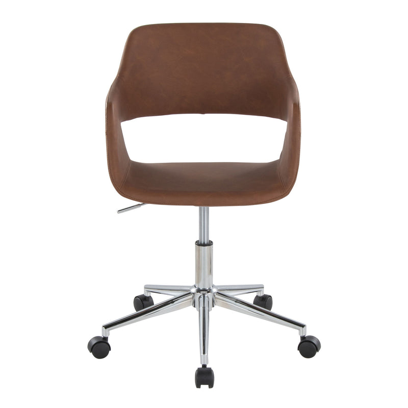 Lumi Source Margarite contemporary office task chair with ergonomic design and adjustable height, suitable for desk workspace.