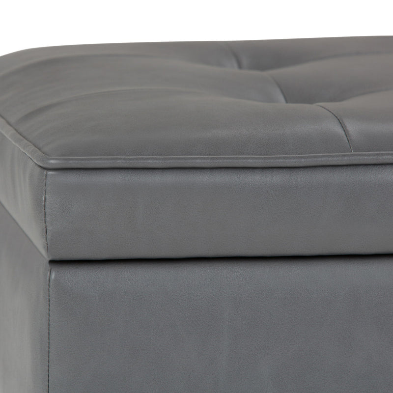Cosmopolitan - Storage Ottoman Bench With Open Bottom - R&R Furniture Gallery (Fountain Valley, CA)