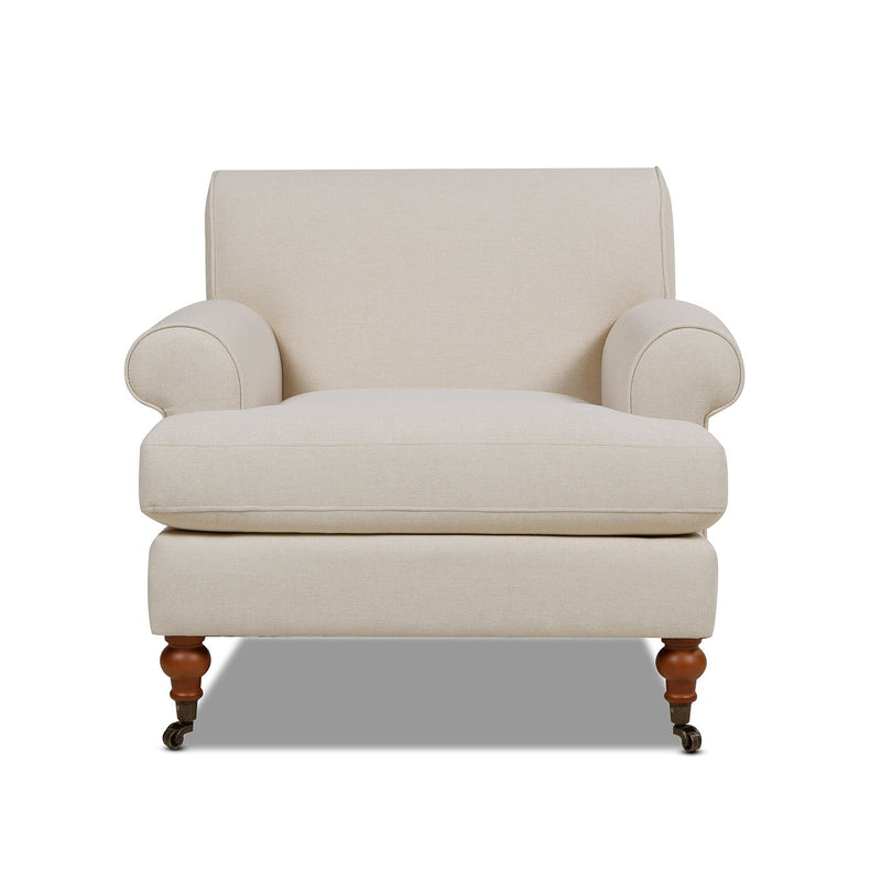 Alana Lawson - Accent Arm Chair With Casters - R&R Furniture Gallery (Fountain Valley, CA)