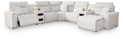 Modmax II - Reclining Sectional - Stone - R&R Furniture Gallery (Fountain Valley, CA)