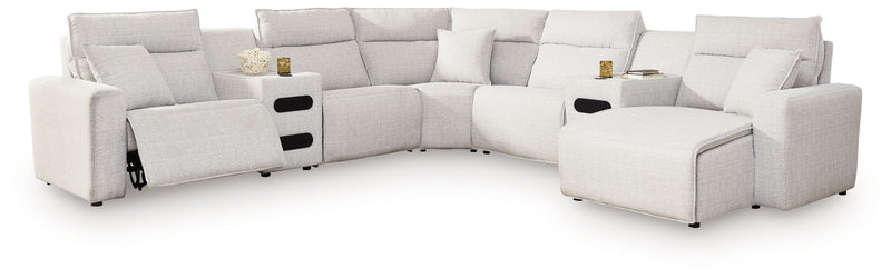 Modmax II - Reclining Sectional - Stone - R&R Furniture Gallery (Fountain Valley, CA)