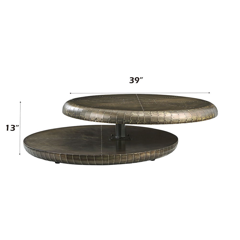 Brancaster - Coffee Table - Bronze Aluminum - R&R Furniture Gallery (Fountain Valley, CA)