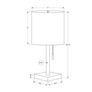 Lighting, Table Lamp, USB Port Included, Nickel, Contemporary (Set of 2) - R&R Furniture Gallery (Fountain Valley, CA)