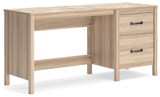 Battelle - Home Office Desk - Tan - R&R Furniture Gallery (Fountain Valley, CA)