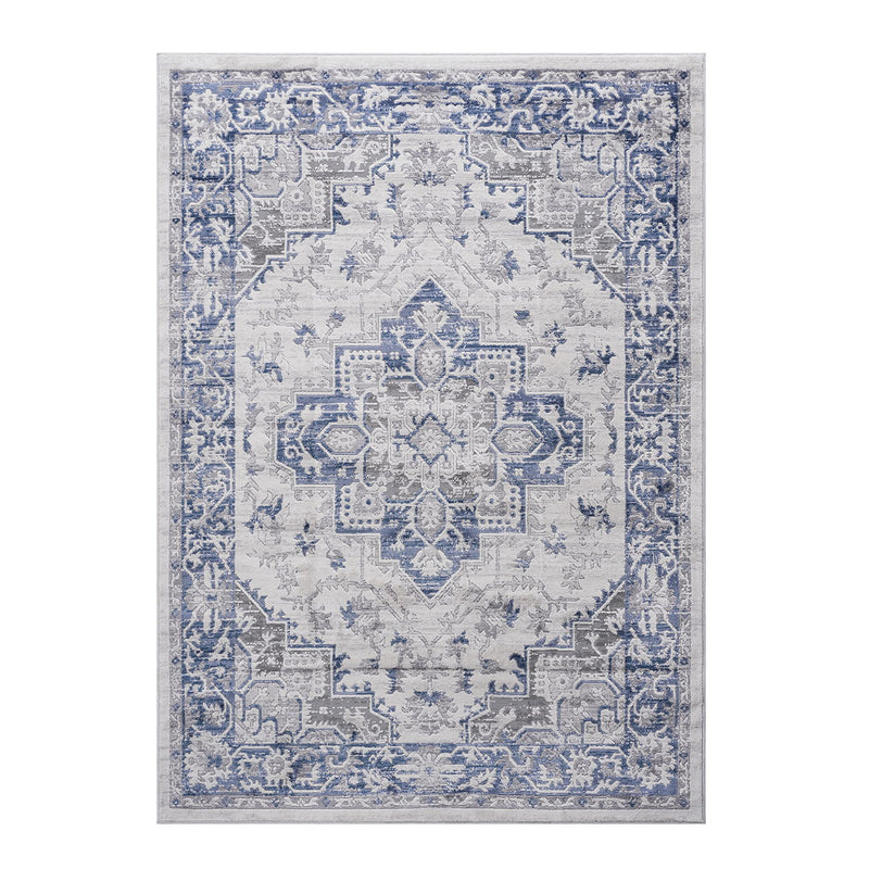 Marfi - 8' X 10' Oriental Area Rug - Blue / Gray - R&R Furniture Gallery (Fountain Valley, CA)