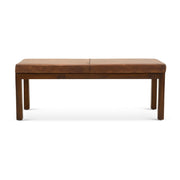 Austin - Bench With Lines - Antique Brown / Brown / Rustic / Tan - R&R Furniture Gallery (Fountain Valley, CA)