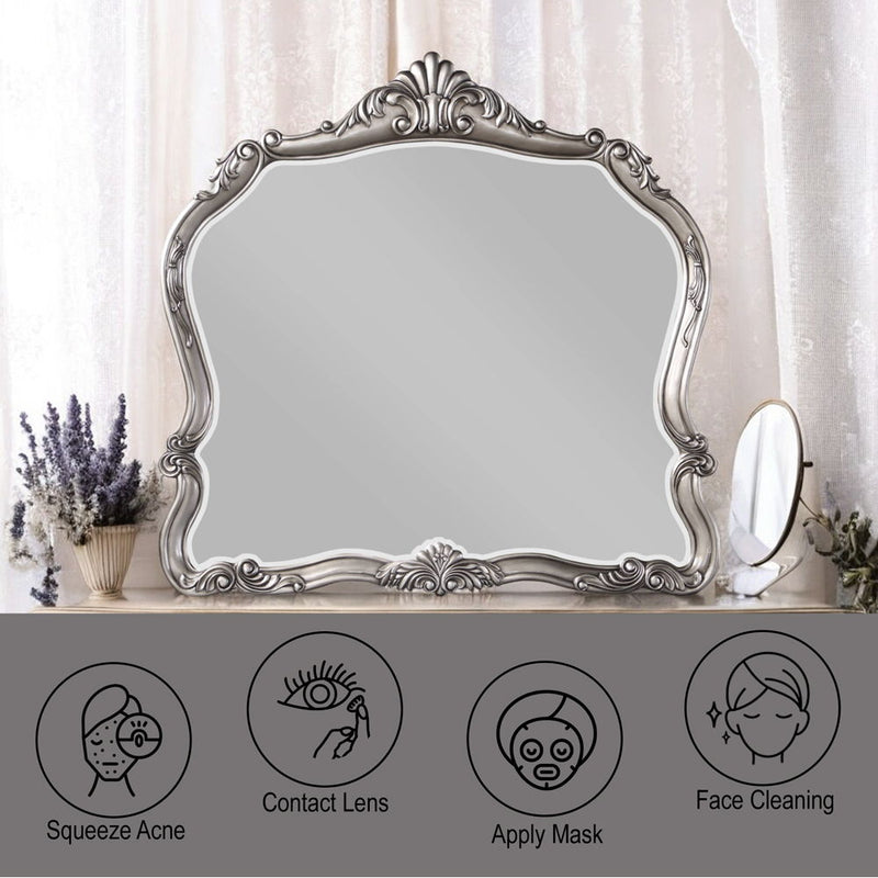 Ariadne - Mirror - Antique Platinum - R&R Furniture Gallery (Fountain Valley, CA)