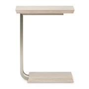 Lotus Bay - C-Shaped Accent Table - Sand - R&R Furniture Gallery (Fountain Valley, CA)