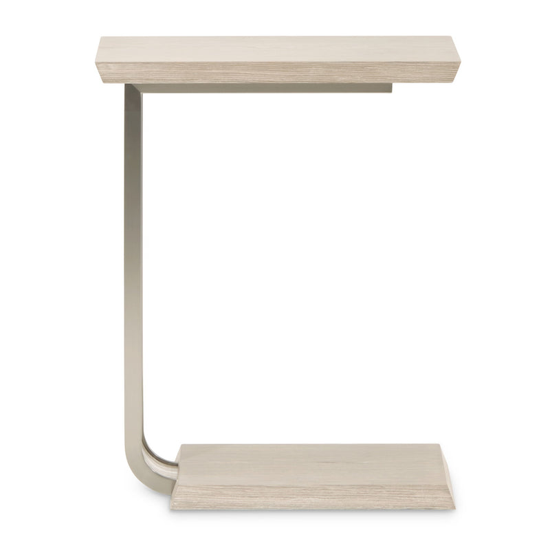 Lotus Bay - C-Shaped Accent Table - Sand - R&R Furniture Gallery (Fountain Valley, CA)