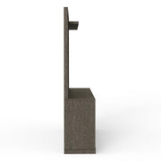 Ascent - 90" TV Console With Hutch And Back Panel - Dark Chocolate - R&R Furniture Gallery (Fountain Valley, CA)