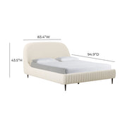 Denise - Boucle Bed - R&R Furniture Gallery (Fountain Valley, CA)