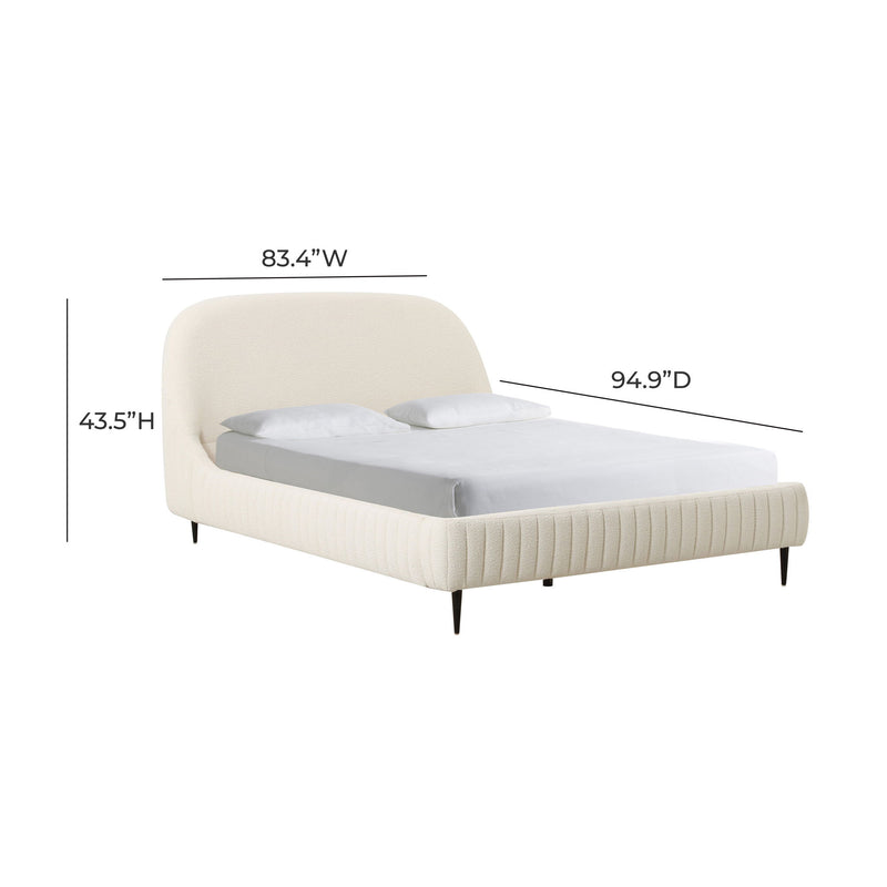 Denise - Boucle Bed - R&R Furniture Gallery (Fountain Valley, CA)