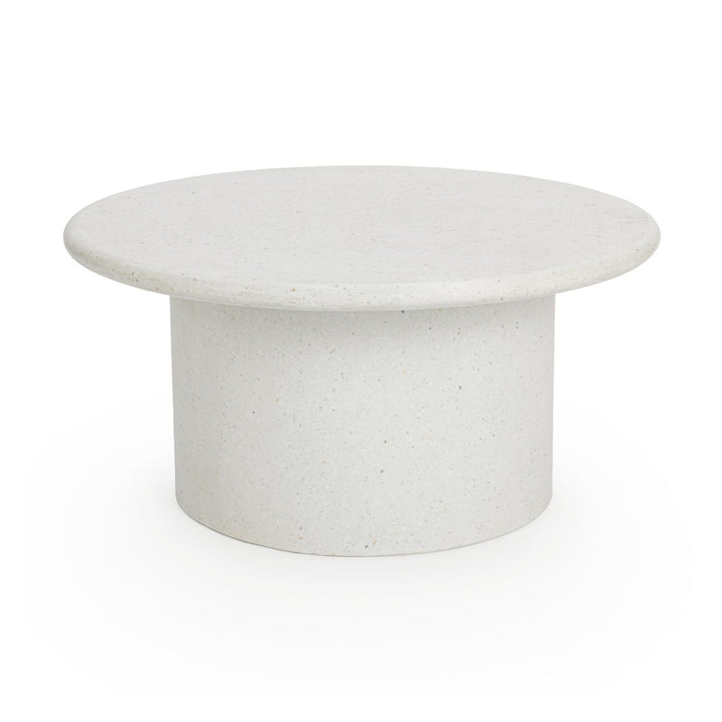 Nysa - Outdoor Round End Table - R&R Furniture Gallery (Fountain Valley, CA)