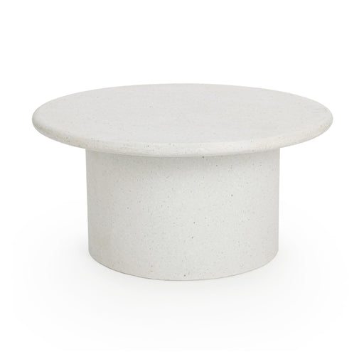 Nysa - Outdoor Round End Table - R&R Furniture Gallery (Fountain Valley, CA)