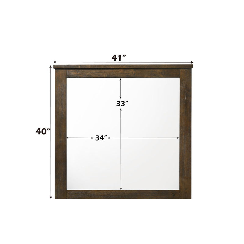Merrilee - Mirror - Oak - R&R Furniture Gallery (Fountain Valley, CA)