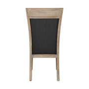 Dark gray Uttermost Encore armless side chair with sleek modern design and cushioned seat, perfect for contemporary living spaces.