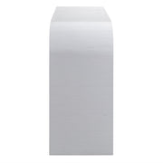 TOV Furniture Hump console table with a sleek wooden surface and modern design, ideal for entryways or living rooms.