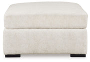 Chessington - Oversized Accent Ottoman - Ivory - R&R Furniture Gallery (Fountain Valley, CA)