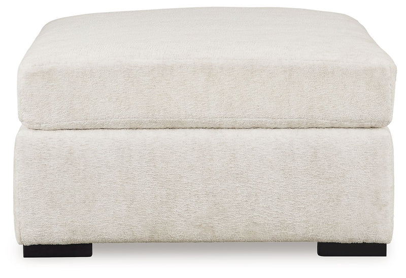 Chessington - Oversized Accent Ottoman - Ivory - R&R Furniture Gallery (Fountain Valley, CA)