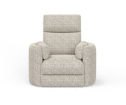 Parker Living Radius Power Swivel Glider Recliner chair set with plush cushioning and modern design, ideal for living room relaxation.